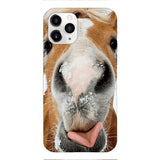 PERSONALIZED FUNNY HORSE PHONECASE QTVQ0111
