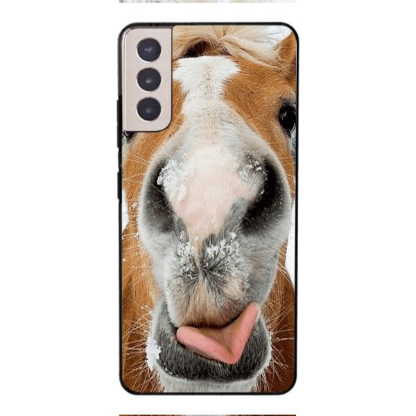 PERSONALIZED FUNNY HORSE PHONECASE QTVQ0111