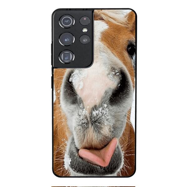 PERSONALIZED FUNNY HORSE PHONECASE QTVQ0111