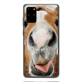 PERSONALIZED FUNNY HORSE PHONECASE QTVQ0111