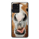 PERSONALIZED FUNNY HORSE PHONECASE QTVQ0111