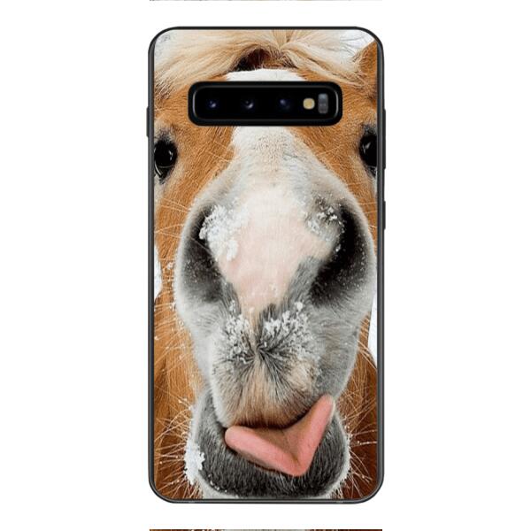 PERSONALIZED FUNNY HORSE PHONECASE QTVQ0111