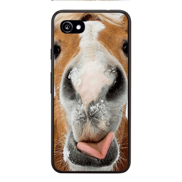 PERSONALIZED FUNNY HORSE PHONECASE QTVQ0111