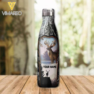 Personalized Deer Hunting Insulated Water Bottle NOV-MQ06