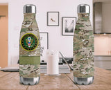 Personalized U.S Army Insulated Water Bottle NOV-QH08