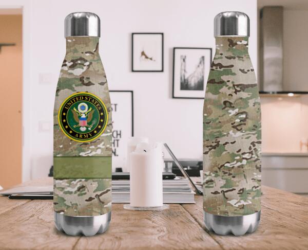 Personalized U.S Airforce Insulated Water Bottle NOV-QH08