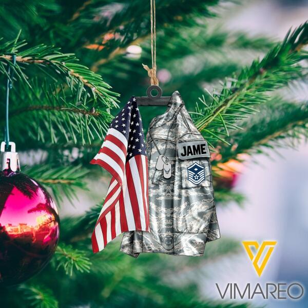 PERSONALIZED U.S AIRFORCE HANGING ORNAMENT CHRISTMAS NOV-DT10