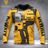 PERSONALIZED POWER TOOL HOODIE PRINTED NOV-DT29