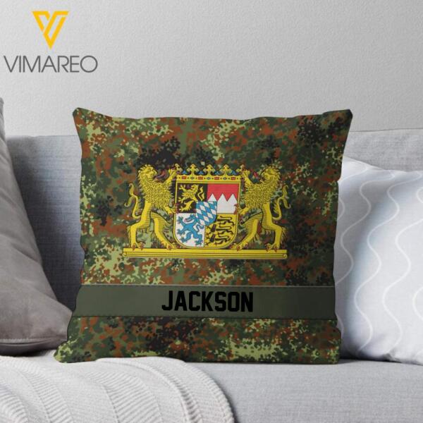 PERSONALIZED BAVARIA CAMO PILLOW PRINTED DEC-HC03