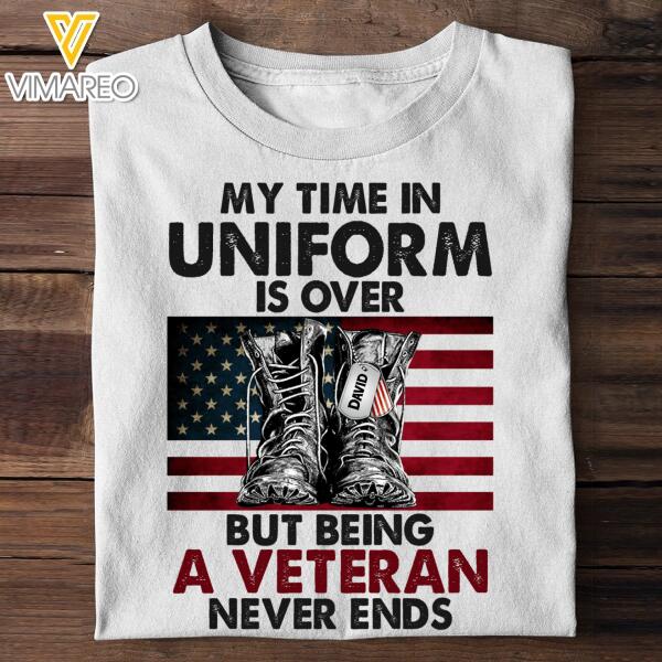Personalized U.S Soldier Tshirt Printed DEC-HC04