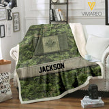 Personalized Canadian Camo Quilt Printed  DEC-HQ07