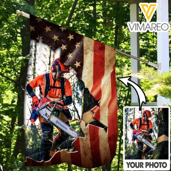 DH Personalized Arborist Flag DEC-QH09