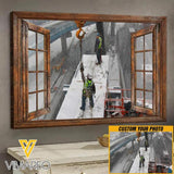 Personalized Ironworker Canvas Printed DEC-DT15