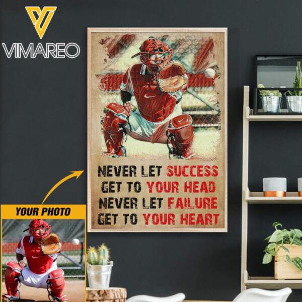 DH Personalized Baseball Canvas Printed DEC-DT15