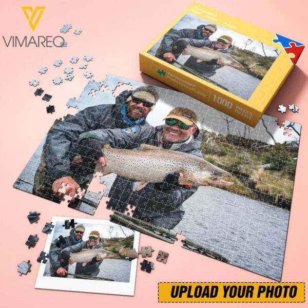 Personalized Fishing Rectangle Jigsaw Puzzle QTDT1612