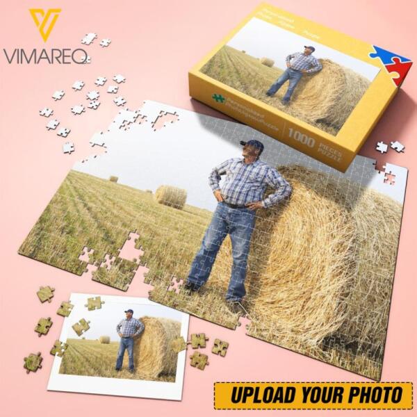 Personalized Farmer Rectangle Jigsaw Puzzle QTDT1612