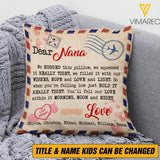 PERSONALIZED DEAR TITLE WITH KIDS  PILLOW TNDT1712