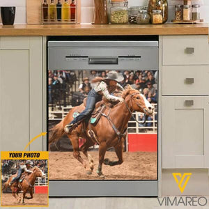 CUSTOMIZED HORSE RIDING DISHWASHER COVER TNDT2012