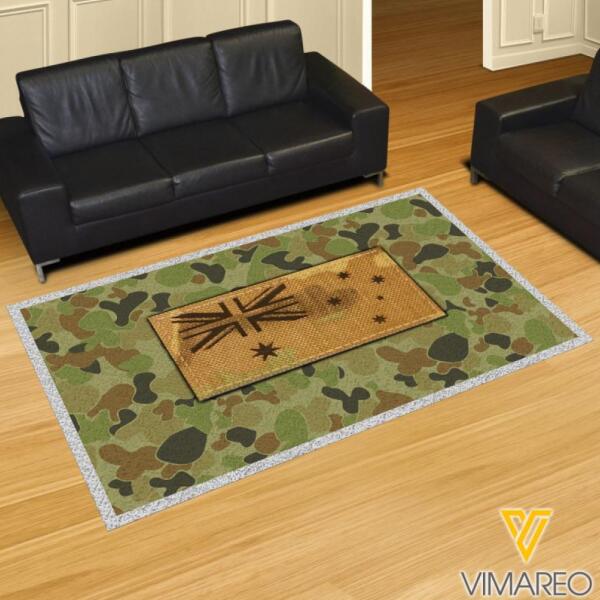 Personalized Australian Camo Rug Printed DEC-MQ24