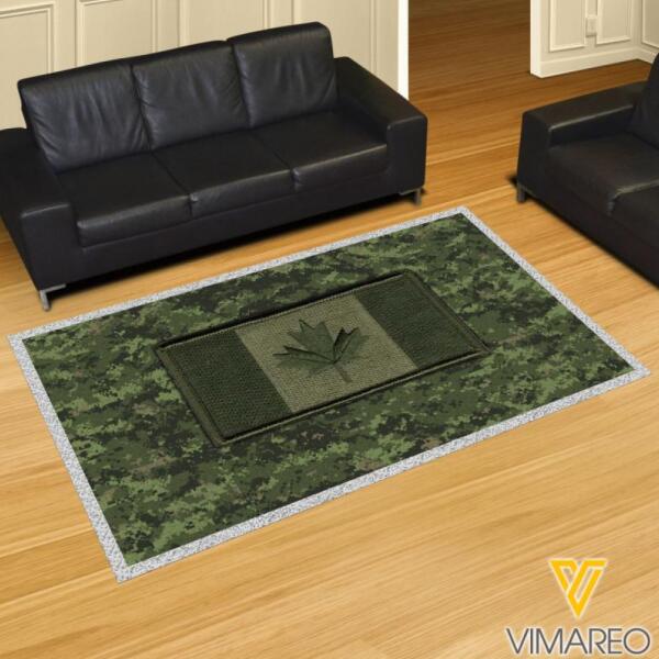 Personalized Canadian Camo Rug Printed DEC-MQ24