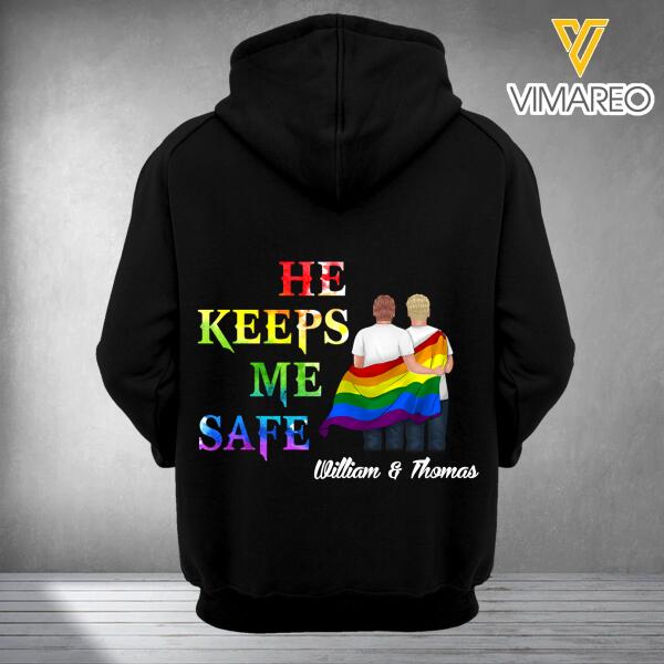 PERSONALIZED LGBT COUPLE HOODIE DEC-DT28