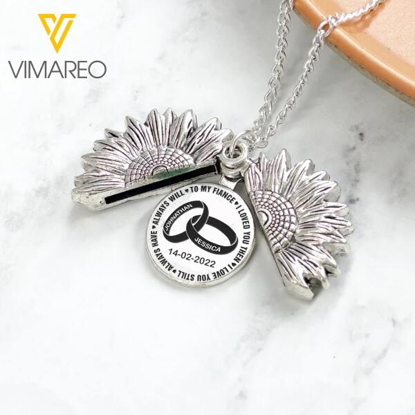 Personalized Couple Necklace Printed 22JAN-DT03