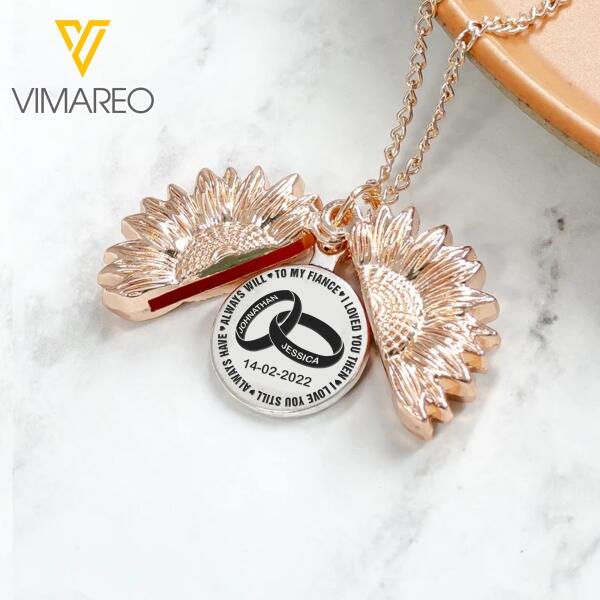 Personalized Couple Necklace Printed 22JAN-DT03