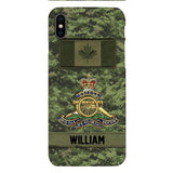 Personalized Canadian Army Veteran Camo Phone Case 22JAN-MQ15