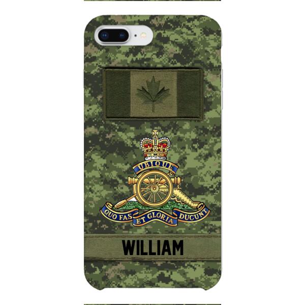 Personalized Canadian Army Veteran Camo Phone Case 22JAN-MQ15