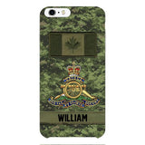 Personalized Canadian Army Veteran Camo Phone Case 22JAN-MQ15