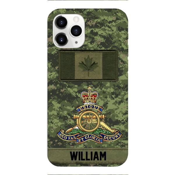 Personalized Canadian Army Veteran Camo Phone Case 22JAN-MQ15