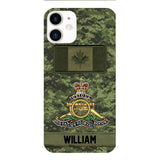 Personalized Canadian Army Veteran Camo Phone Case 22JAN-MQ15