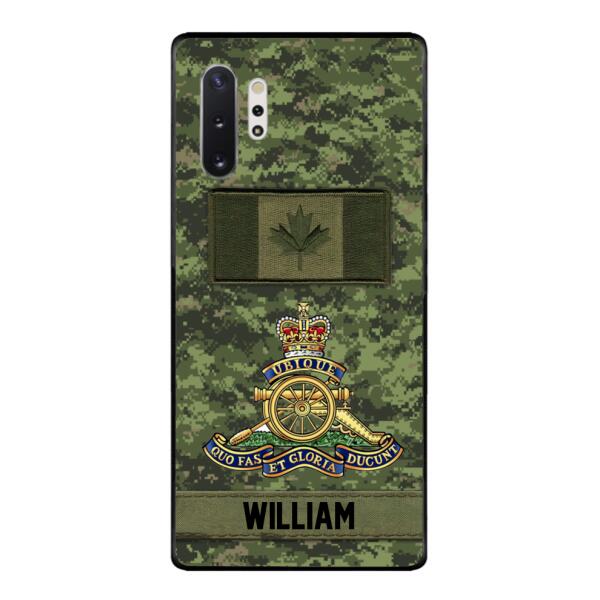 Personalized Canadian Army Veteran Camo Phone Case 22JAN-MQ15