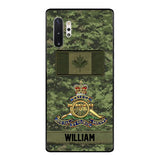 Personalized Canadian Army Veteran Camo Phone Case 22JAN-MQ15