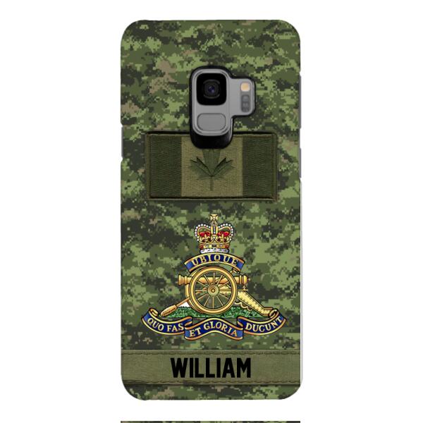 Personalized Canadian Army Veteran Camo Phone Case 22JAN-MQ15