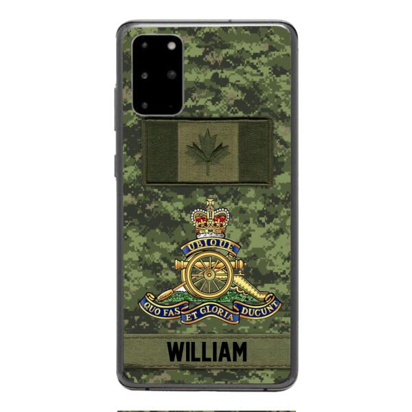 Personalized Canadian Army Veteran Camo Phone Case 22JAN-MQ15