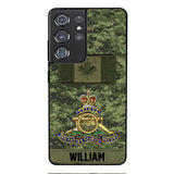 Personalized Canadian Army Veteran Camo Phone Case 22JAN-MQ15