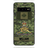 Personalized Canadian Army Veteran Camo Phone Case 22JAN-MQ15