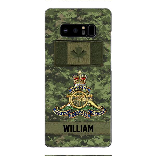 Personalized Canadian Army Veteran Camo Phone Case 22JAN-MQ15