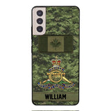 Personalized Canadian Army Veteran Camo Phone Case 22JAN-MQ15
