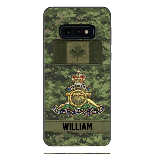Personalized Canadian Army Veteran Camo Phone Case 22JAN-MQ15