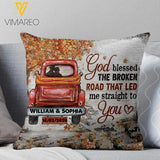 PERSONALIZED GOD BLESSED THE BROKEN... PILLOW 22JAN-MQ18
