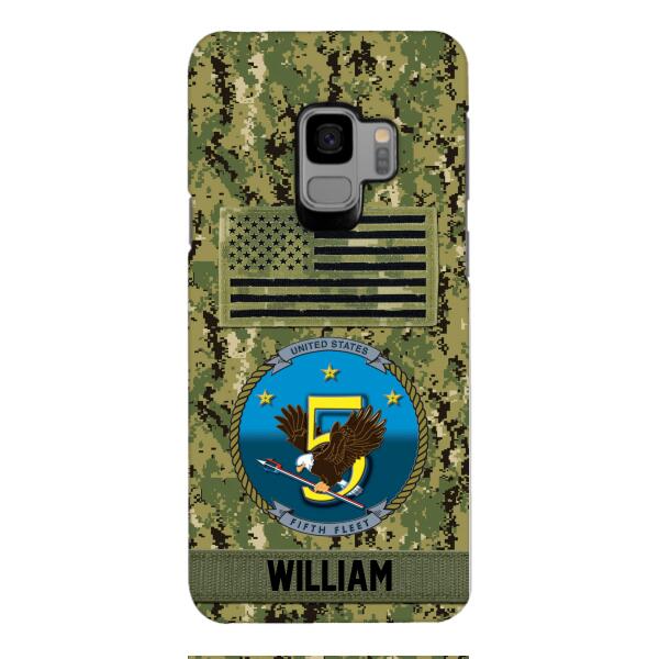 Personalized U.S Navy Veteran Camo Phone Case 22JAN-DT21