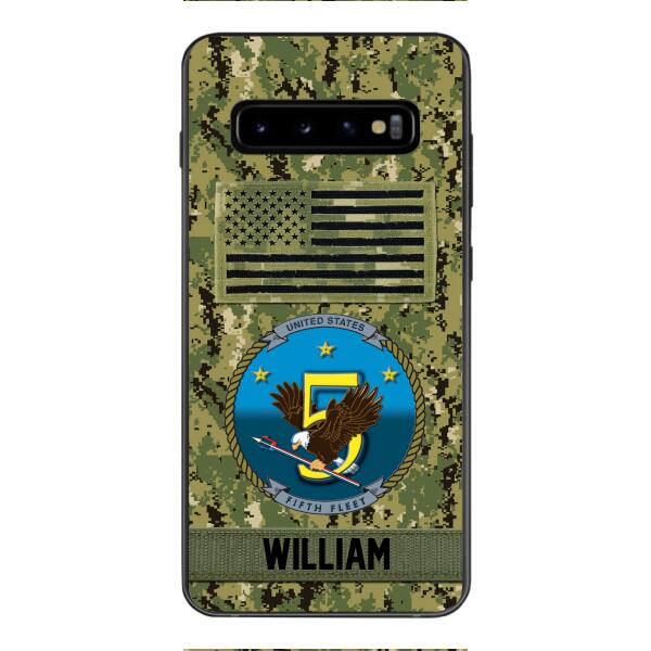 Personalized U.S Navy Veteran Camo Phone Case 22JAN-DT21