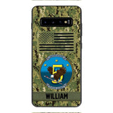 Personalized U.S Navy Veteran Camo Phone Case 22JAN-DT21