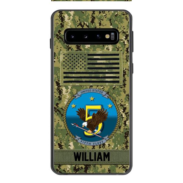 Personalized U.S Navy Veteran Camo Phone Case 22JAN-DT21