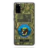 Personalized U.S Navy Veteran Camo Phone Case 22JAN-DT21