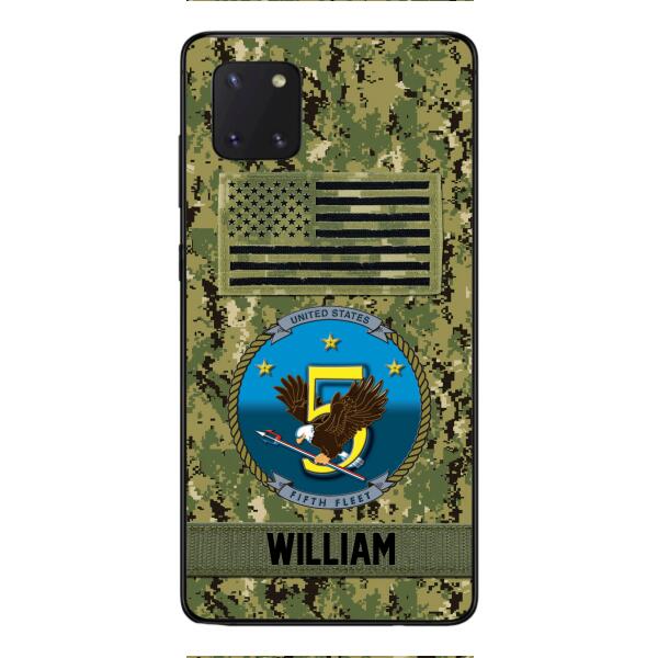 Personalized U.S Navy Veteran Camo Phone Case 22JAN-DT21