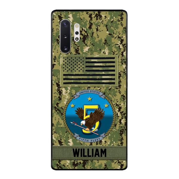 Personalized U.S Navy Veteran Camo Phone Case 22JAN-DT21