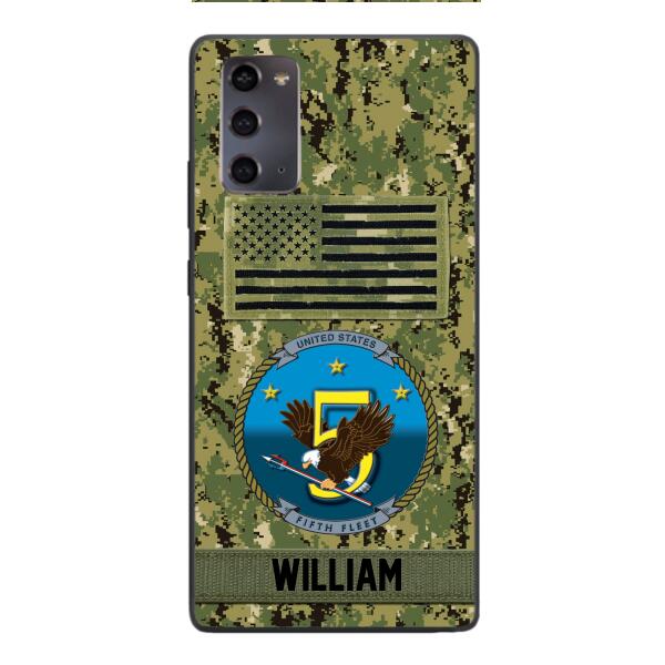 Personalized U.S Navy Veteran Camo Phone Case 22JAN-DT21